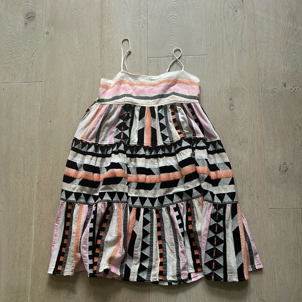 Bright, fun, Aztec print dress